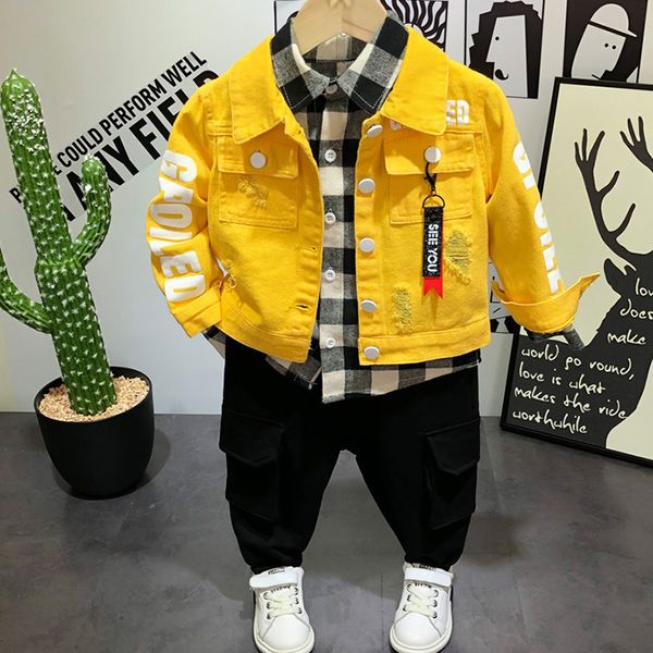 Jungen Frühling Autumn Jeans Jacke Mädchen Denim Jacke für Kinder koreanische Kleidung Kinder Jacke Kleinkind Baby Kleidung Outwear Mäntel