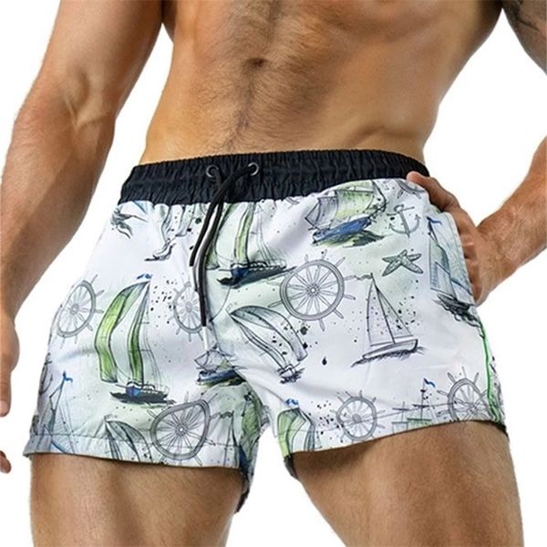 

running shorts men swimwear men swimsuit swimming trunks short quickdrying mens exy mens swim briefs beach shorts 220602, White;black