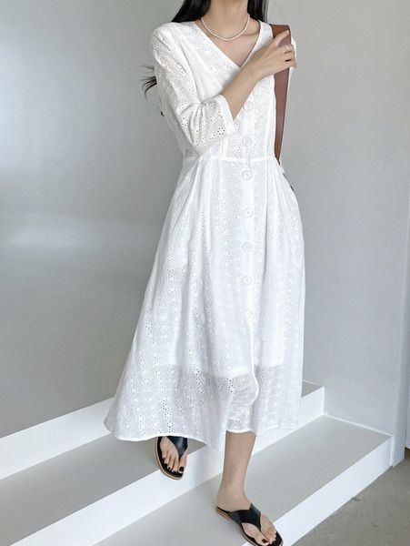 

dazy-less button through schiffy dress z45y#, Black;gray