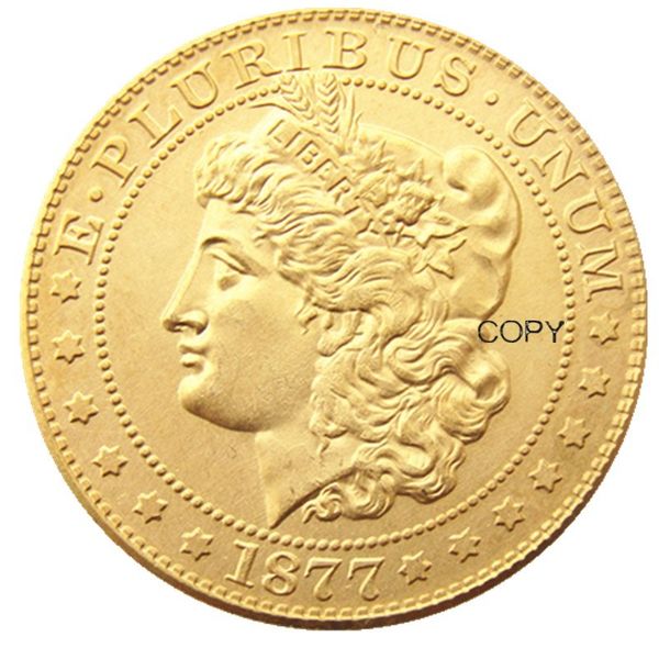 США 1877 Morgan полу доллара с золоты