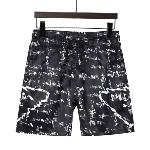

famous men's summer swimming trunks, turtles, bermuda beach shorts, quick-drying beach surfing tourism vacation street letter printed p, White;black