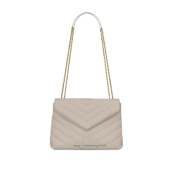 

luxury handbag shoulder bag brand loulou y-shaped designer seam leather ladies metal chain clamshell messenger gift box wholesale