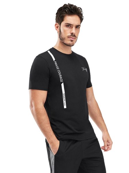 

men letter graphic tee 86rw#, White;black