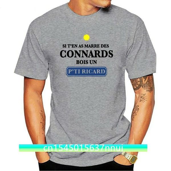 

siten as marre des connards bois un pti ricard t shirt summer est sale personalized hip hop shirt euro size s3xl 0 220702, White;black