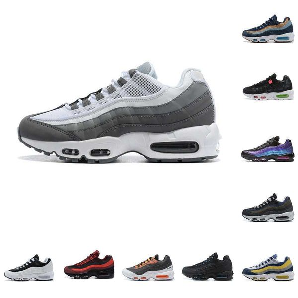 

2022 new 95 running shoes yin yang og triple black white worldwide seahawks particle grey neon 95s laser fuchsia greedy red men women