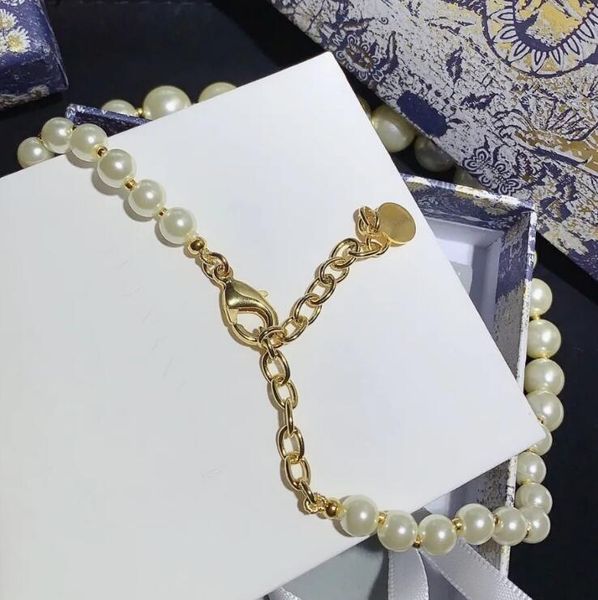

charm bracelets the luxury jewelry gold chain pendants hipping bijoux designer original packaging d the same pearl necklace or bracelet, Black