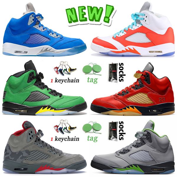 

wholesale 2022 jumpman 5 basketball shoes 5s og sneakers bluebird prfc p51 camo green bean se oregon mars for her unc we the sports mens tr