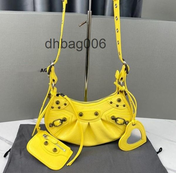 

designer le handbags caogle bags 2022 lecagole women bag crossbody rivet handbags single underarm fashion shoulder handbag yellow 53ck