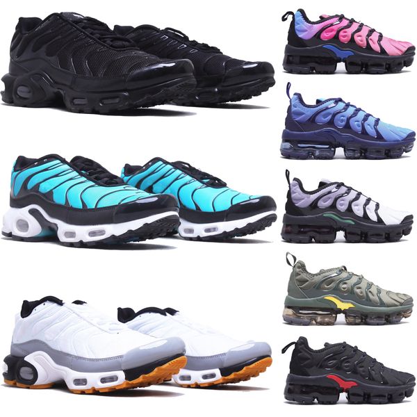 

new tn plus mens running shoes since 1972 orange gradients lemon lime triple black white red royal blue metallic gold fresh men women traine