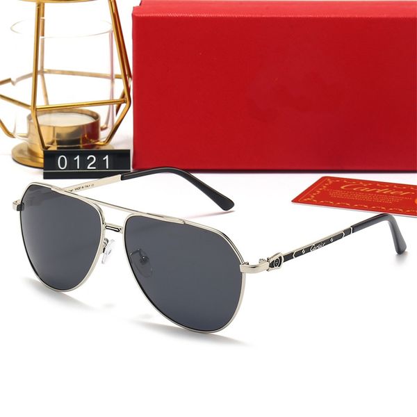 

ca0121 men's classic fashion casual travel trend polarized sunglasses super cool designer border seaside vacation sunglasses car drivin, White;black