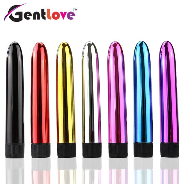 Vendedor quente de 7 polegadas Multi Speed ​​Power Mini Vibrador de bateria de vibração para mulheres entrega grátis