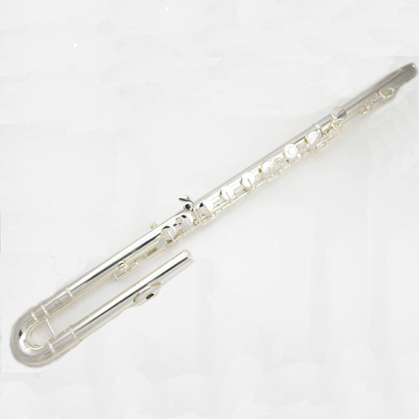 

bass flute 16-hole closed-hole silver-plated bass flute c-tuned test-level professional