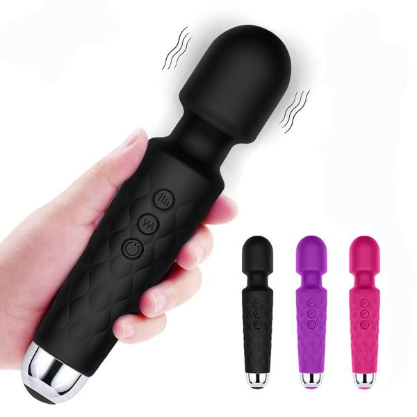 Супер могущественный вибратор сексуальные игрушки для женщины av G Spot Magic Wand Vibrators стимулятор мастурбатор фаллоимитатор эротический взрослый 18