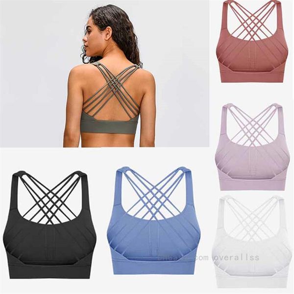 

yoga bra vest with chest pad align tank women backless underwear quick dry sportswear fashion clothes gym breathable girls ru2676