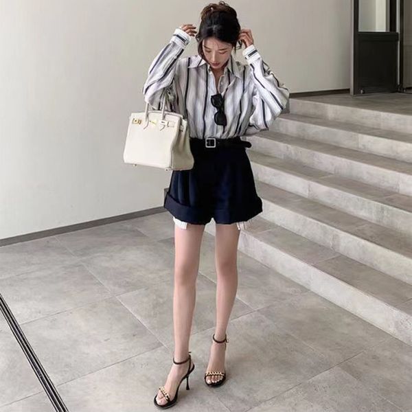 

ladies sandals massage fingerboard 2022 metal chain small golden ball buckle buckle european and american high heels fashion designer shoes, Black