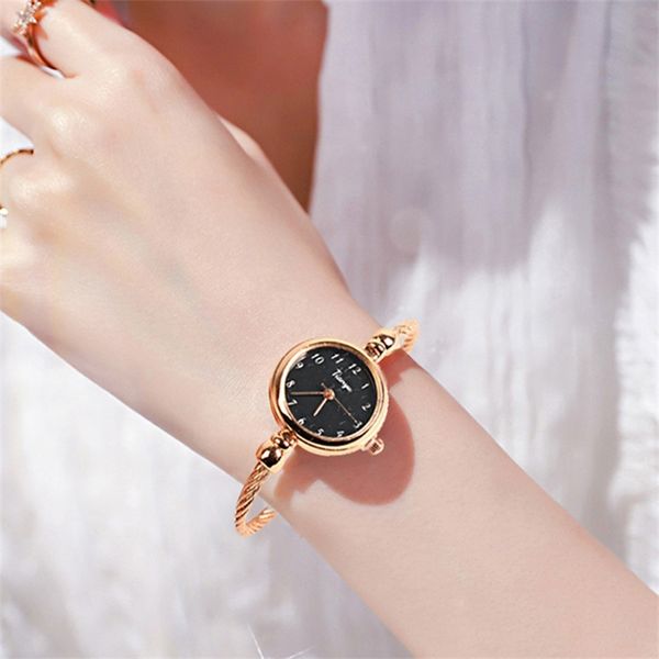 

new bracelet watch casual fashion decorative women's watch tremble sales 100 fashion quartz ladies wholesale 201118, Slivery;brown