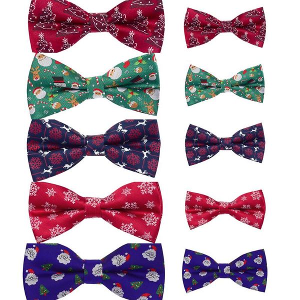 Bow Ties 2pcs/Set Ebeveyn-Çocuk Erkekler ve Çocuklar İçin Boy Bowties Babam Baba Anne Oğul Baby Baby Childrenbow