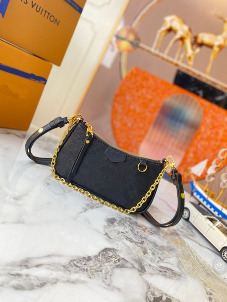 

2022 fashion mini bags designer luxury handbag chain wallet shoulder bag black and white two-color optional 81066