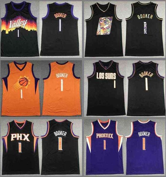 

basketball jerseys 1 booker chris paul 22 ayton city jersey, Black
