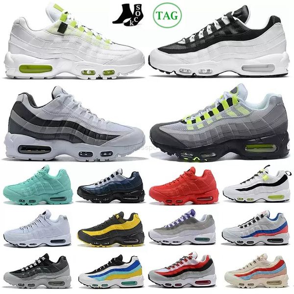 

mens 95 running shoes yin yang og triple black white worldwide seahawks particle grey neon 95s men women outdoor sports sneakers trainers