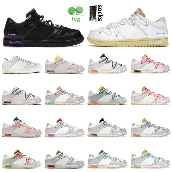 

lot 50 designer skateboard shoes low mens women luxury original platinum black white pink blue orange green grey the 01-50 outdoor sports sn, White;red