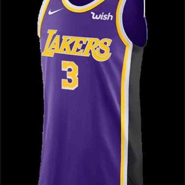 Yeni Mallar Ucuz Anthodavis #3 Patch Top Jersey Beyan Yelek Diken Basketbol Formaları Yelek Gömlek