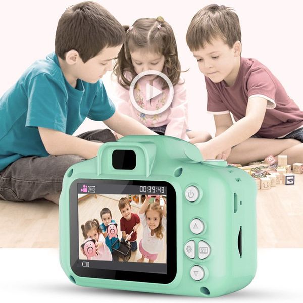 X2 Crianças Mini Câmera Crianças Toys Educacional Monitor Para Presentes de Aniversário Câmeras Digital Câmeras 1080p Câmera de Vídeo SH 8944