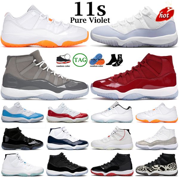 

mens basketball shoes women 11s 11 pure violet cool grey concord bred win like 96 platinum tint animal instinctmen bright citrus unc men, Black