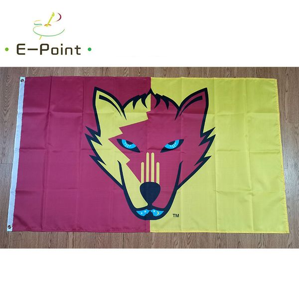 Nahl Novo México Gelo Wolves Bandeira 3 * 5FT (90cm * 150cm) Poliéster Banner Decoração Voando Home Garden Festive presentes