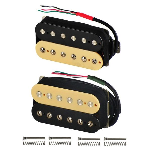 Alnico 5 Humbucker Pickup dupla bobina elétrica Pickup Zebra Neck ou Bridge Pickup Escolha para FD