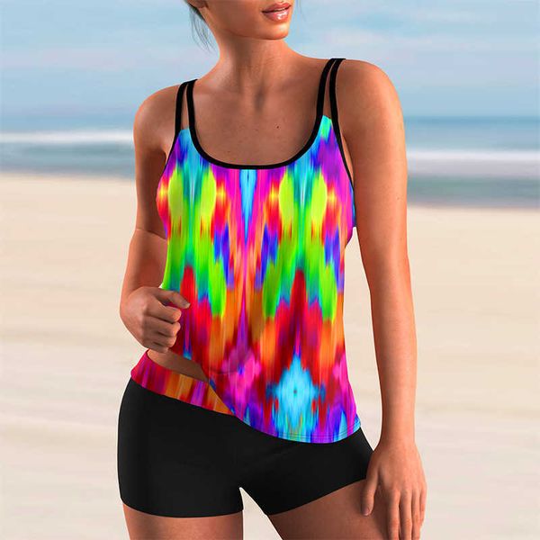 

2022 new printed split boxer pants large swimsuit no logo