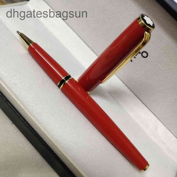 

luxury pen wanbaoyou ball pen steel signature coral red k6n8