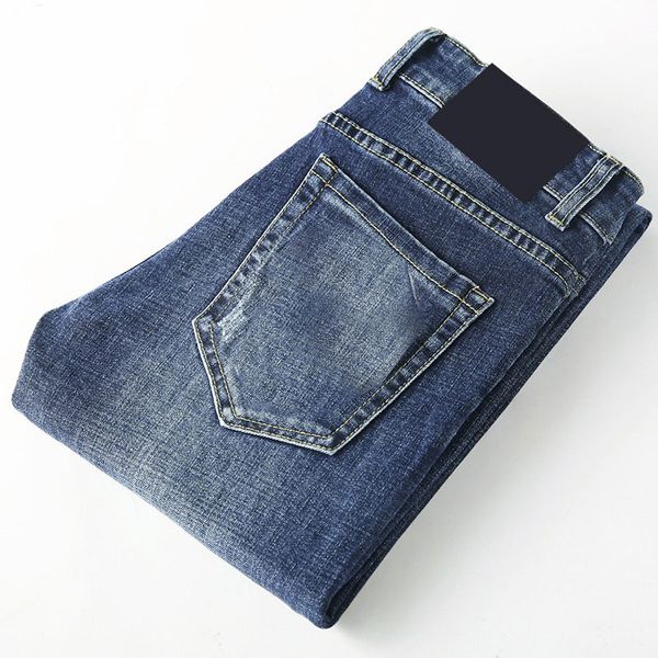 

mens jeans man mens designer brand black skinny ripped destroyed stretch slim fit hop pants with holes for men fashion casual size 28-38 -q9, Blue