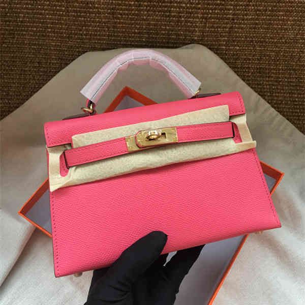 

explosive fashion bags heme 2022 second generation bag mini cowhide bag palm print one shoulder women's hand
