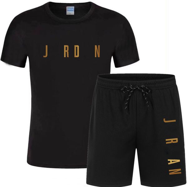 

summer men's designer jogging wear men's activewear pullover running sweatshirt men's short sleeve pants, Gray