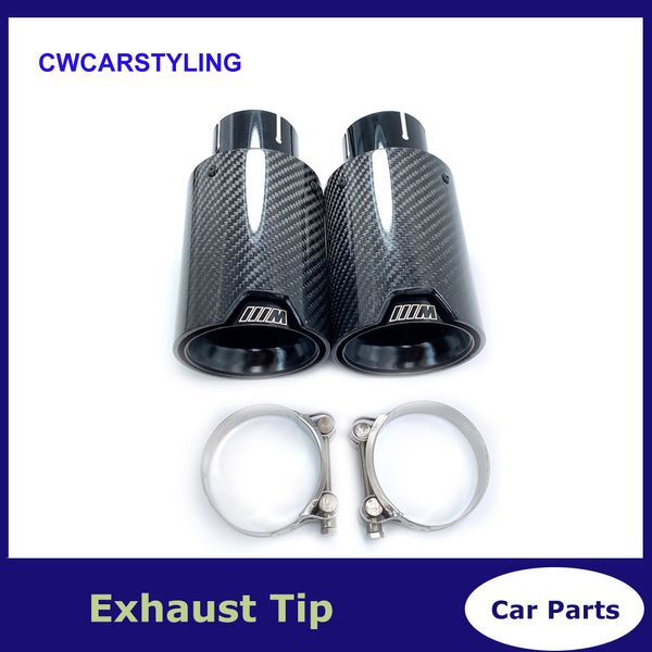 

1 piece carbon fiber exhaust pipe for m2 m3 m4 m5 f87 f80 f82 f83 f90 m135i m140i m335i m340i m235i m240i nozzles m muffler tip