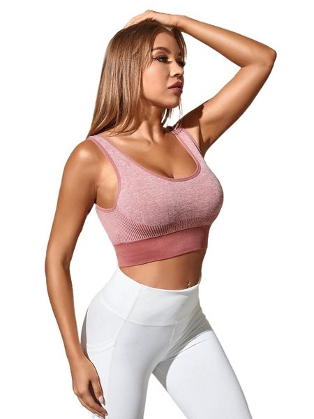 

high support seamless backless sports bra q3cy#, Gray