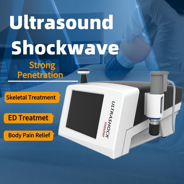 Macchina terapeutica ad ultrasuoni portatili per terapia Shcokwave per disfuncton erettile e sollievo dal dolore per il corpo della spalla congelata