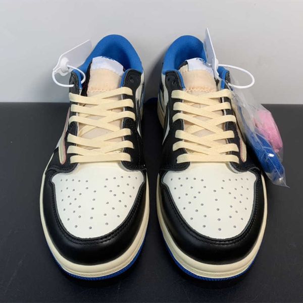 

2022mens women basketball shoes 1 1s athletics travis ts sp low fragment dm7866-140