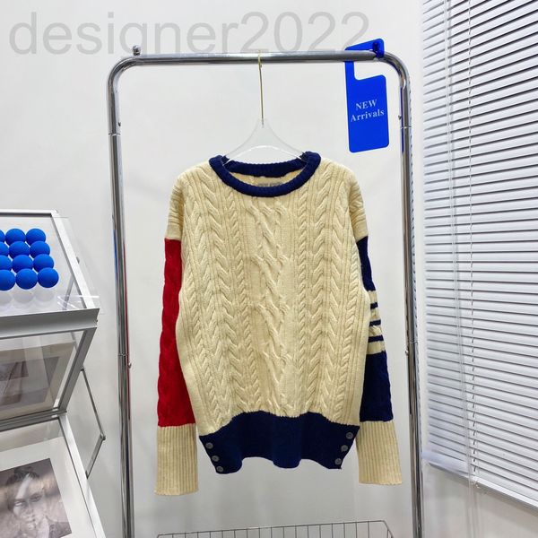 

women's sweaters designer 21 early autumn tb fried dough twist knitting sweater ladies' style a5d0, White;black