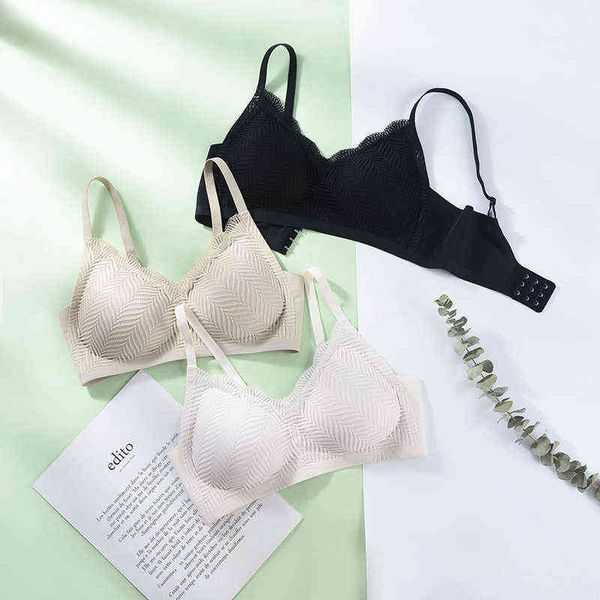 

no steel ring sling sports underwear gather anti-sagging tube comfortable breathable soft bra casual solid color wrap chest l220726, Red;black