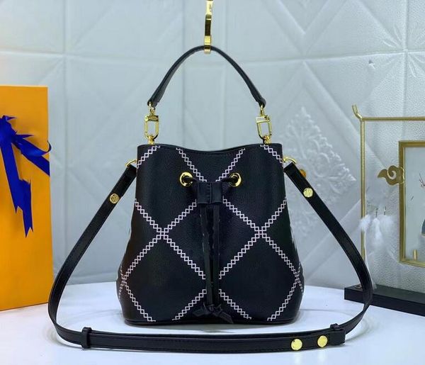 

designer gradient bucket bags handbag purses genuine leather brand letter clutch purse clutch purse womens messenger crossbody shoulder bag