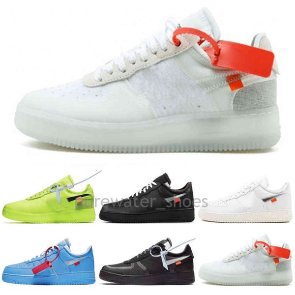 

2022 big stock one moma mca 1 men casual shoes blue red metallic silver volt green low black and white designer sneakers us5.5-11 pr8