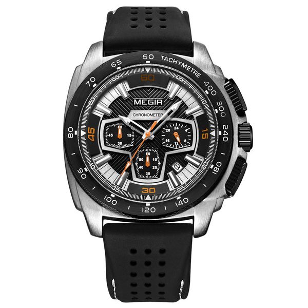 

mens masculino watch famous fashion casual dress nibosi military quartz watchesl1, Slivery;brown