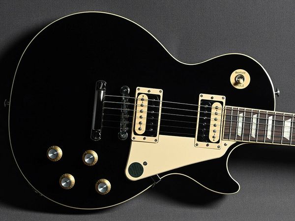 

paul classic ebony electric guitar #21 same of the pictures