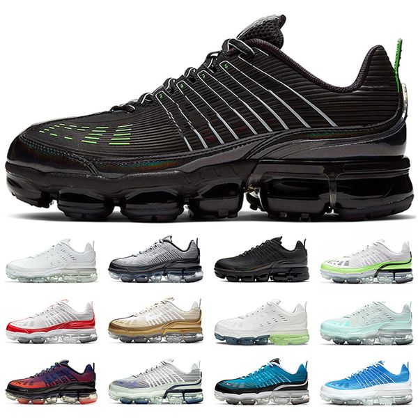 

360 running shoes men women triple white black grey neon obsidian university red gold light aqua laser blue barely volt mens trainers sports