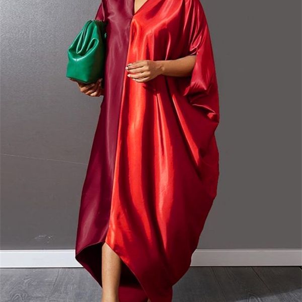 Damen-Maxikleider, übergroß, locker, groß, glitzernde Roben für Party-Events, elegante Damen-Geburtstags-Weihnachtskleider, 3XL 4XL 220613