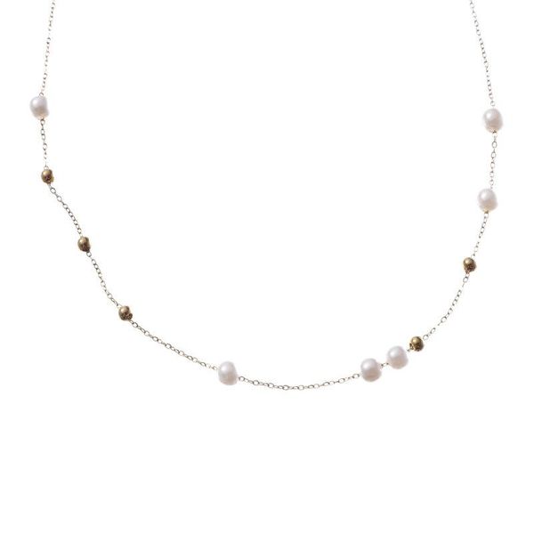 

fashion choker necklace pendant necklaces pearl clavite titanium steel does not fall color simple light luxury jewelry jllstq, Silver