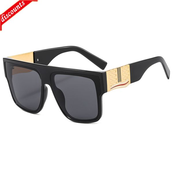 

men's women's fashion trend brand sunglasses wholesale new woven lacquered square sunglass wide, White;black