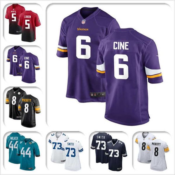 

2022 New Draft Jersey Mens Women Youth Kids Kenny Pickett Tyler Drake Smith Lewis London Cine Dalvin Cook color american football jerseys, Colour